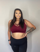 PS Maroon Bralette