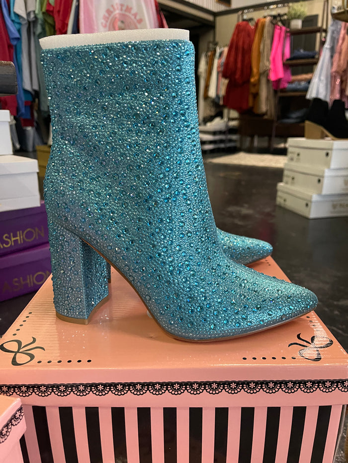 Blue Western Barbie Boots
