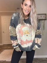 PINK SANTA with Accent Sleeves