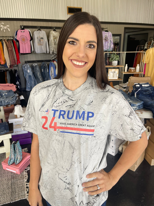 Make America Great Again Acid Wash Tee